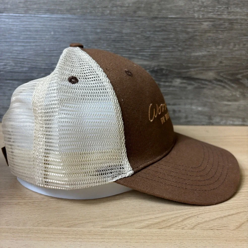 Butcher & Bee Hat Cap‎ Strap Back Brown Workshop Adjustable Mens